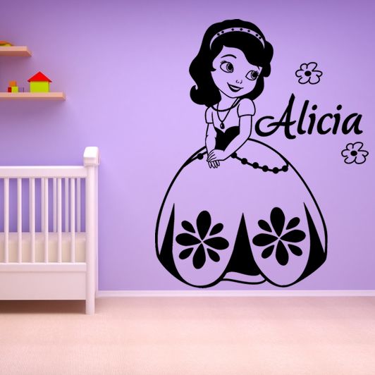 Vinilo decorativo princesas Disney