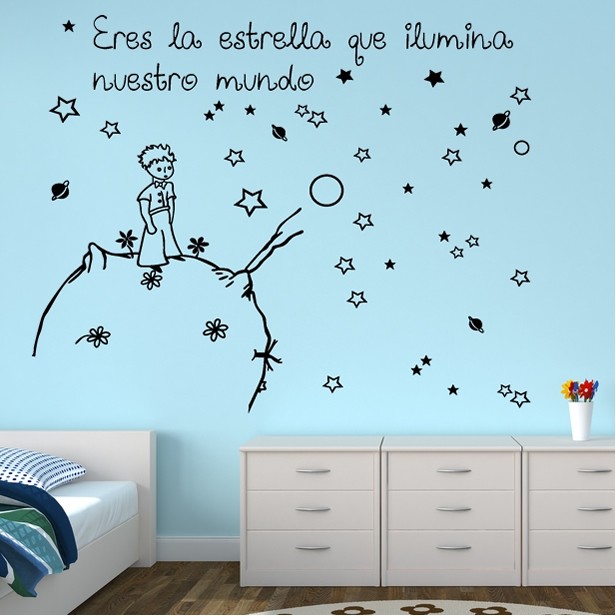 Vinilo decorativo Amor Crece Exupery